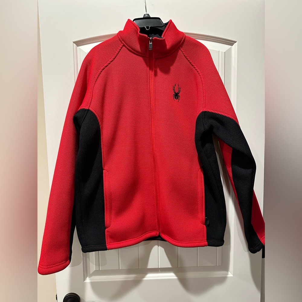 MEN’S SPYDER CONSTANT FULL-ZIP SWEATER FLEECE JACKET. SIZE LARGE.